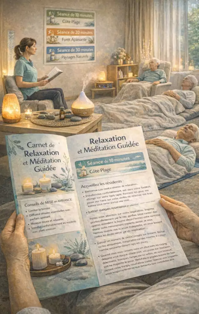 Carnet de relaxation et méditation guidée